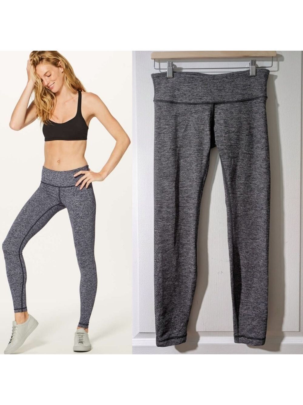 Lululemon | Wunder Under Low-Rise Tight In Heathered Black